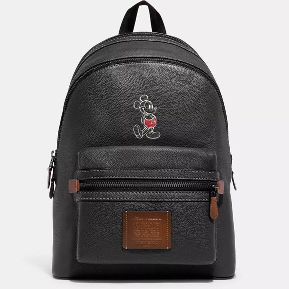 🐭 Disney X Coach Academy Backpack With Mickey Black - Picture 1 of 11